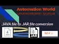 JAVA file to JAR file conversion In HINDI