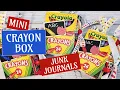 Crayon Box Junk Journal Flip Through DIY Tutorial How to Make a Crayon Box Junk Journal