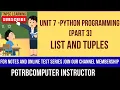 unit 7 - Python Programming sx
