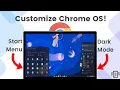 Make Chrome OS Chrome OS Flex Look Better Enable Dark Mode Start Menu and More