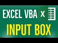 Excel VBA Tutorial for Beginners 51 - Input Box in MS Excel