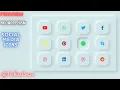PREVIEW Social Media Icons with Neomorphism Design UI using HTML CSS TechiesCraze