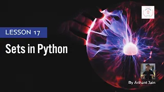 17 SETS in Python Python Tutorial By Arihant Jain Study Material