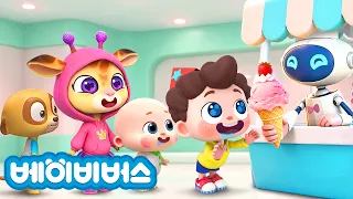줄을 서서 맛있는 것 사요🍰 + 동요 모음 | 생활습관 | 아기를 돌봐요👶 | 예스 네오 | 베이비버스 인기동요 | BabyBus