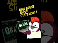how to use INPUT statement in QBASIC