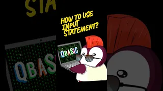 how to use INPUT statement in QBASIC