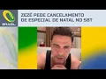 Lagu Zezé di Camargo rompe com o SBT após evento com Lula e Alexandre de Moraes