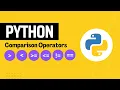 Comparison Operators in Python Relational Operators in Python Not Equal to in Python and more