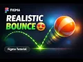 Realistic Bouncing Ball Animation in Figma Prototype Tutorial