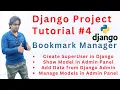 Django Project Tutorial Bookmark Manager Project Django Super User Admin Panel Hindi