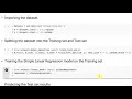 Simple Linear Regression in Python Step 2 - Lecture 13