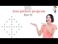 Java pattern program part - 51 Easy Learning Genius