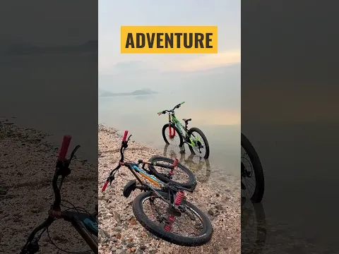 Maithon Dam Par Cycle Stunt & Adventure! 🤯 #shots #ytshorts #imranmtb #offroad #adventure