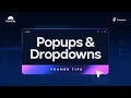 Using Framer Overlays To Add Popups Dropdowns