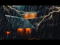 Download Lagu Dark Sky Thunderstorm with Powerful Rainfall for Deep Sleep \u0026 Mind Relaxation