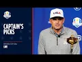 Download Lagu LIVE | Ryder Cup USA Captain's Picks | 2025 Ryder Cup