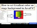 How to apply Linear Gradient color on Pane in JavaFX