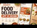 Modern Food Delivery App UI Design in Figma Restaurant Mobile App Concept