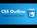 Css tutorial 10 in hindi css outline difference between outline and border responsive