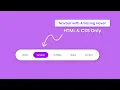 How to Create Animated Navbar Menu Using Html Css Crown Coder
