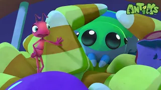 Candy Mountain SURPRISE! 🍬 Robot Beetle Chase! | Antiks 🐜 | Funny Cartoons for Kids