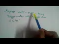 Express sin81 tan81 in terms of trigonometric ratios of angles between 0 and 45