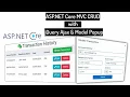 jQuery Ajax CRUD in ASP NET Core C using Popup Dialog