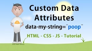 Custom Data Attributes HTML JavaScript CSS Tutorial