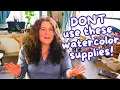 Five terrible watercolor supplies ruining your paintings Watercolor Art Supply Recommendations
