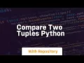 compare two tuples python