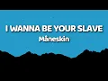 Download Lagu Måneskin - I WANNA BE YOUR SLAVE (Lyrics/Testo) Eurovision 20