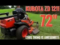 Kubota ZD1211 72 Review plus Mowing