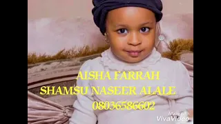 aisha farrah shamsu naseer alale song 2021