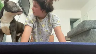 Dog Joins in on Yoga Session ViralHog