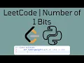 LeetCode Number of 1 Bits Python