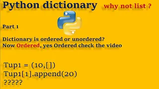 Python Dictionary in Hindi Dictionary is ordered Now 29