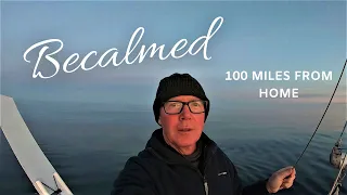 BECALMED 100Nm OFF THE COAST OF CANADA/ SOLO NONSTOP ATLANTIC OCEAN PASSAGE/MARTINIQUE TO CANADA