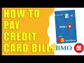 How to Pay Credit Card bill BMO Harris