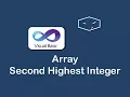 array second highest integer in vb net