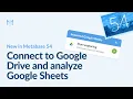 New in Metabase 54 Connect to Google Drive and analyze Google Sheets