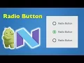 24 Android Material Design - Android Radio Group Button Design
