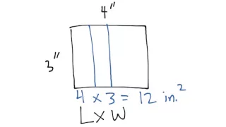 3 MD 7a-1 2 Find Area by Tiling - Common Core Standard