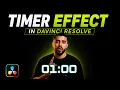 How to Create a Timer Effect in DaVinci Resolve Easy Tutorial