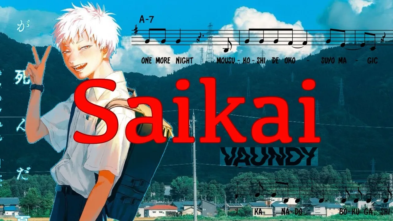 Vaundy - 再会 saikai (Sheet Music w/Lyrics Rom, Eng) Vaundy - 再会 saikai (Sheet Music w/Lyrics Rom, Eng)