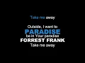 FORREST FRANK - PARADISE (KARAOKE VERSION)