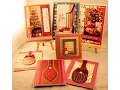 Recycled Christmas card wk 7