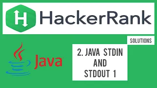 HackerRank Java StdIn StdOut 1 Solution Basic Coder