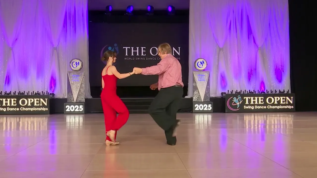 Joel Sogluizzo and Rebecca Hodges - 3rd Place Strictly Shag - Juniors - The Open 2025