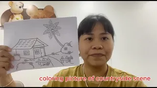 Instructions for coloring beautiful pictures with Hani Comment Reading part 214