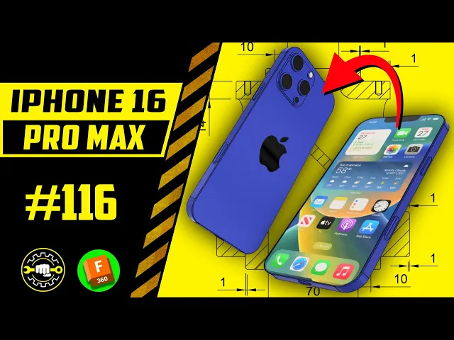 iPhone 16 + iPhone 16 Pro Max + Ebook Technical Drawing video thumbnail